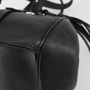 BALLY Hand Bag Leather Black Silver Auth 178121A-9