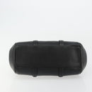 BALLY Hand Bag Leather Black Silver Auth 178121A-5