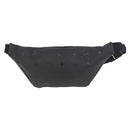 MCM Vicetos Logogram Waist bag PVC Leather Gold Black Auth 178122A-3