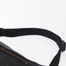 MCM Vicetos Logogram Waist bag PVC Leather Gold Black Auth 178122A-8