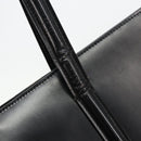 CARTIER PANTHERE Tote Bag Leather Black Gold Auth 178125-14