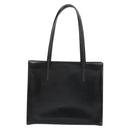 CARTIER PANTHERE Tote Bag Leather Black Gold Auth 178125-3