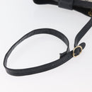 GUCCI GG Supreme Sherry Line Shoulder Bag PVC Navy Gold Auth 178128-7
