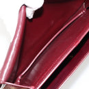 Christian Dior Trotter Canvas Shoulder Bag Red Gold Auth 178133-12