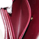 Christian Dior Trotter Canvas Shoulder Bag Red Gold Auth 178133-26