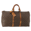 LOUIS VUITTON Monogram Keepall 50 Boston Bag M41426 LV Auth 178137-1