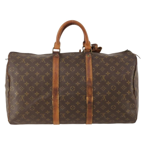 LOUIS VUITTON Monogram Keepall 50 Boston Bag M41426 LV Auth 178137