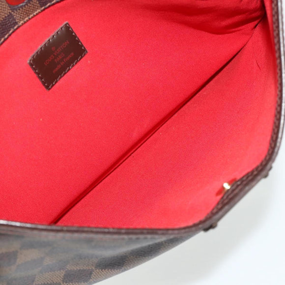 LOUIS VUITTON Damier Ebene Bloomsbury PM Shoulder Bag N42251 LV Auth 178142