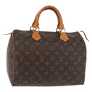 LOUIS VUITTON Monogram Speedy 30 Hand Bag M41526 LV Auth 178143A-1