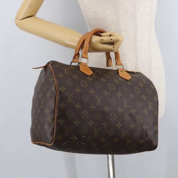 LOUIS VUITTON Monogram Speedy 30 Hand Bag M41526 LV Auth 178143A