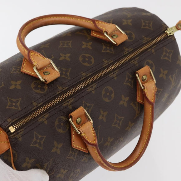 LOUIS VUITTON Monogram Speedy 30 Hand Bag M41526 LV Auth 178143A