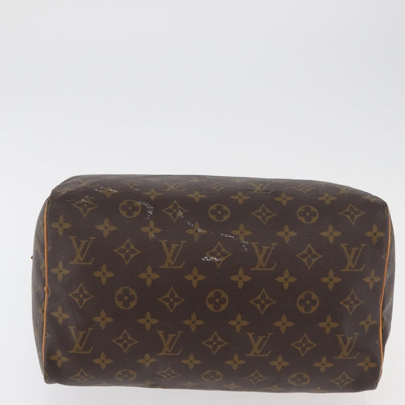 LOUIS VUITTON Monogram Speedy 30 Hand Bag M41526 LV Auth 178143A