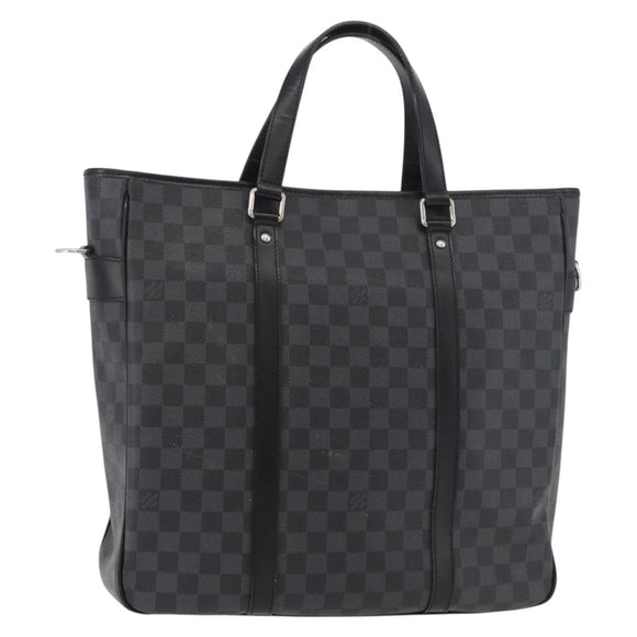 LOUIS VUITTON Damier Graphite Tadao Shoulder Bag 2way N51192 LV Auth 178145