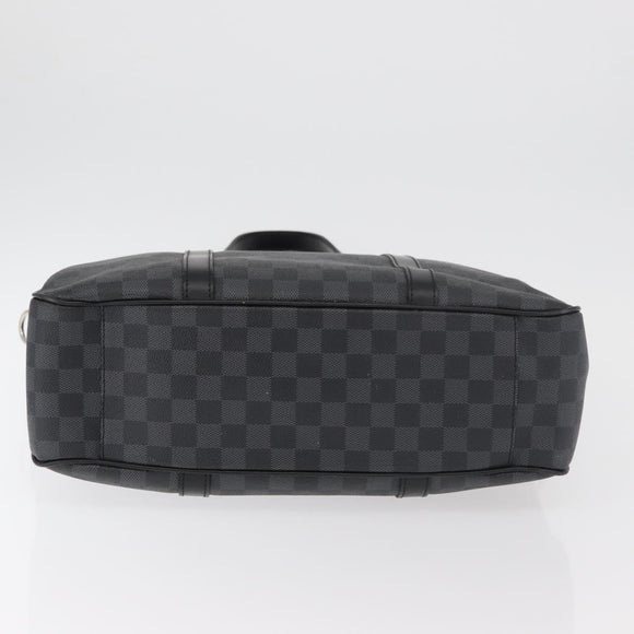 LOUIS VUITTON Damier Graphite Tadao Shoulder Bag 2way N51192 LV Auth 178145