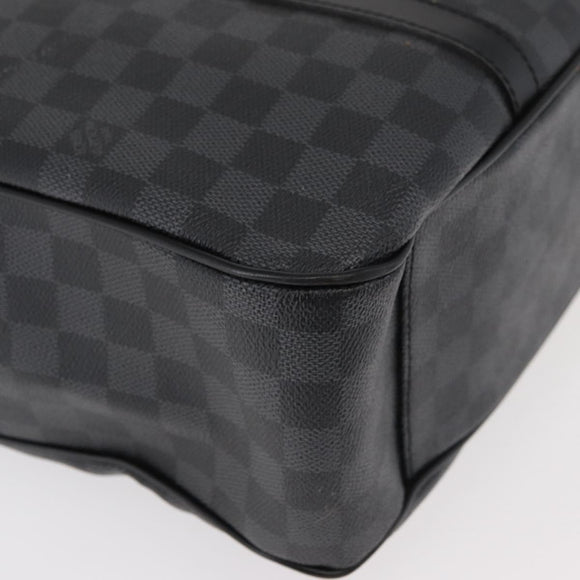 LOUIS VUITTON Damier Graphite Tadao Shoulder Bag 2way N51192 LV Auth 178145