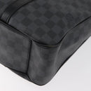 LOUIS VUITTON Damier Graphite Tadao Shoulder Bag 2way N51192 LV Auth 178145-14