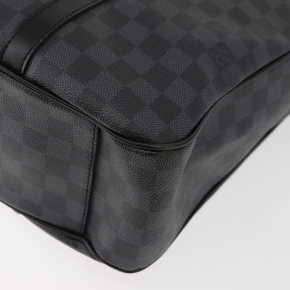 LOUIS VUITTON Damier Graphite Tadao Shoulder Bag 2way N51192 LV Auth 178145
