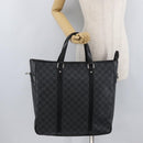 LOUIS VUITTON Damier Graphite Tadao Shoulder Bag 2way N51192 LV Auth 178145-23