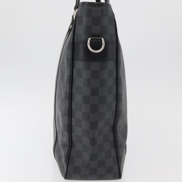 LOUIS VUITTON Damier Graphite Tadao Shoulder Bag 2way N51192 LV Auth 178145