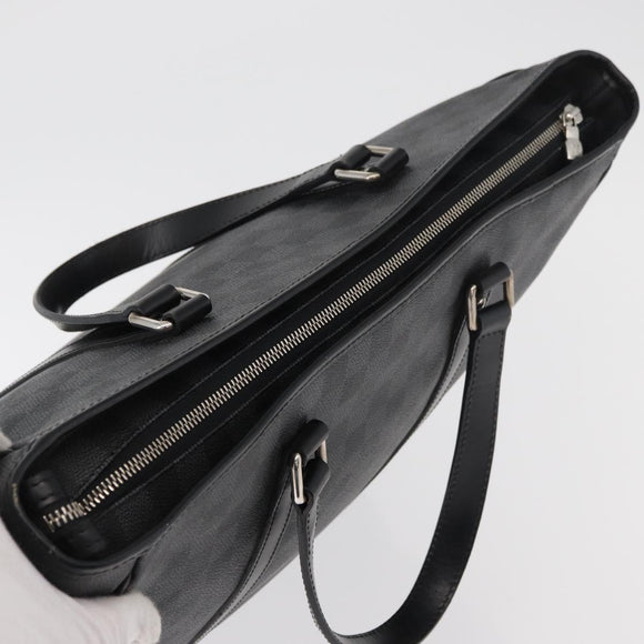 LOUIS VUITTON Damier Graphite Tadao Shoulder Bag 2way N51192 LV Auth 178145