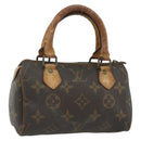 LOUIS VUITTON Monogram Mini Speedy Hand Bag M41534 LV Auth 178149-1