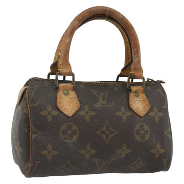LOUIS VUITTON Monogram Mini Speedy Hand Bag M41534 LV Auth 178149