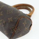 LOUIS VUITTON Monogram Mini Speedy Hand Bag M41534 LV Auth 178149-15