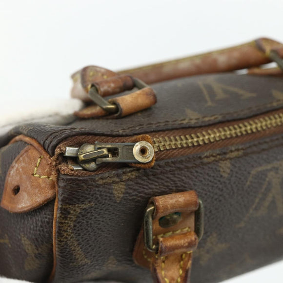 LOUIS VUITTON Monogram Mini Speedy Hand Bag M41534 LV Auth 178149