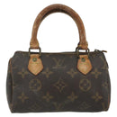 LOUIS VUITTON Monogram Mini Speedy Hand Bag M41534 LV Auth 178149-13