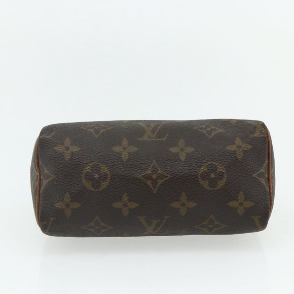 LOUIS VUITTON Monogram Mini Speedy Hand Bag M41534 LV Auth 178149