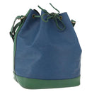 LOUIS VUITTON Epi Noe Shoulder Bag Bicolor Green Blue M44044 LV Auth 178152-1