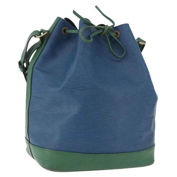 LOUIS VUITTON Epi Noe Shoulder Bag Bicolor Green Blue M44044 LV Auth 178152