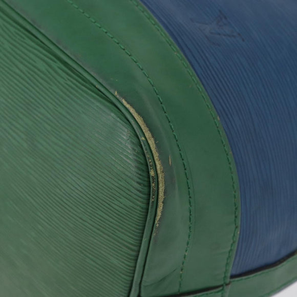 LOUIS VUITTON Epi Noe Shoulder Bag Bicolor Green Blue M44044 LV Auth 178152