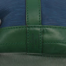 LOUIS VUITTON Epi Noe Shoulder Bag Bicolor Green Blue M44044 LV Auth 178152-17