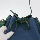 LOUIS VUITTON Epi Noe Shoulder Bag Bicolor Green Blue M44044 LV Auth 178152-10