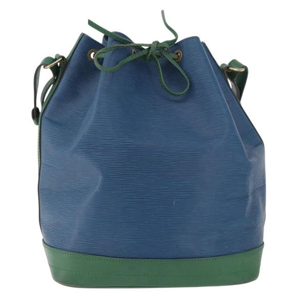 LOUIS VUITTON Epi Noe Shoulder Bag Bicolor Green Blue M44044 LV Auth 178152