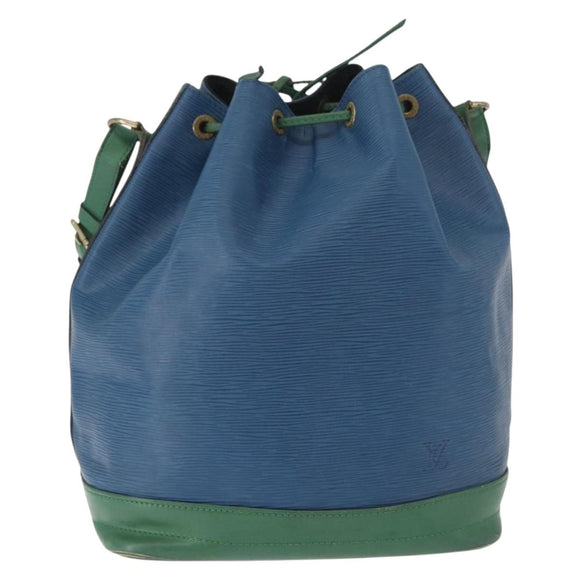LOUIS VUITTON Epi Noe Shoulder Bag Bicolor Green Blue M44044 LV Auth 178152