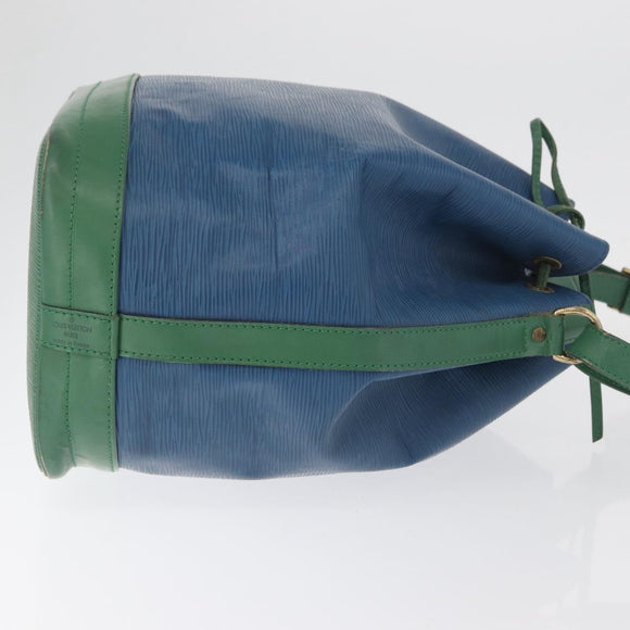 LOUIS VUITTON Epi Noe Shoulder Bag Bicolor Green Blue M44044 LV Auth 178152