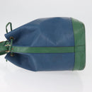 LOUIS VUITTON Epi Noe Shoulder Bag Bicolor Green Blue M44044 LV Auth 178152-4