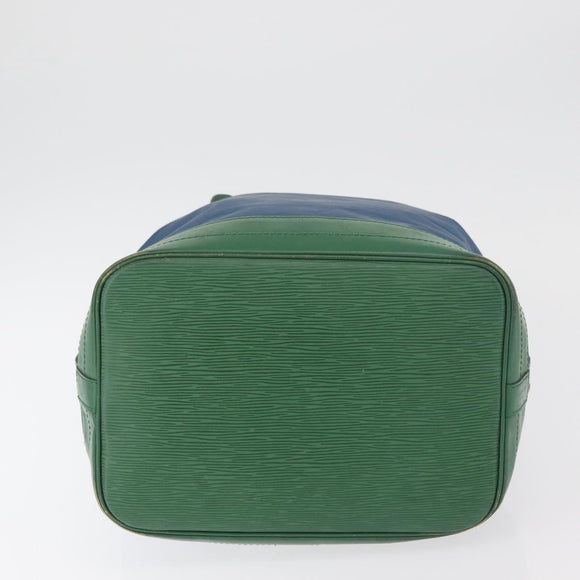 LOUIS VUITTON Epi Noe Shoulder Bag Bicolor Green Blue M44044 LV Auth 178152
