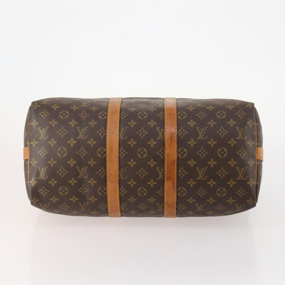 LOUIS VUITTON Monogram Keepall Bandouliere 45 Boston Bag M41418 LV Auth 178154