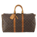 LOUIS VUITTON Monogram Keepall Bandouliere 45 Boston Bag M41418 LV Auth 178154-13