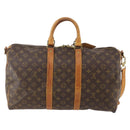 LOUIS VUITTON Monogram Keepall Bandouliere 45 Boston Bag M41418 LV Auth 178154-2