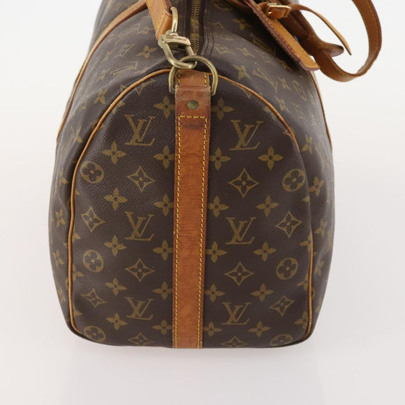 LOUIS VUITTON Monogram Keepall Bandouliere 45 Boston Bag M41418 LV Auth 178154