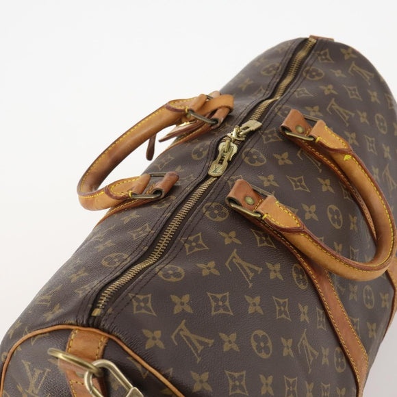 LOUIS VUITTON Monogram Keepall Bandouliere 45 Boston Bag M41418 LV Auth 178154