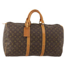 LOUIS VUITTON Monogram Keepall 50 Boston Bag M41426 LV Auth 178155-1