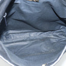 BOTTEGA VENETA Shoulder Bag straw Navy Gold Auth 178160-11