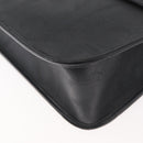 Christian Dior Trotter Canvas Shoulder Bag PVC Black Gold Auth 178171-14