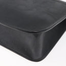 Christian Dior Trotter Canvas Shoulder Bag PVC Black Gold Auth 178171-16