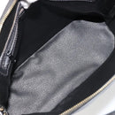 CELINE Macadam Canvas Hand Bag PVC Leather Black Gold Auth 178172A-11